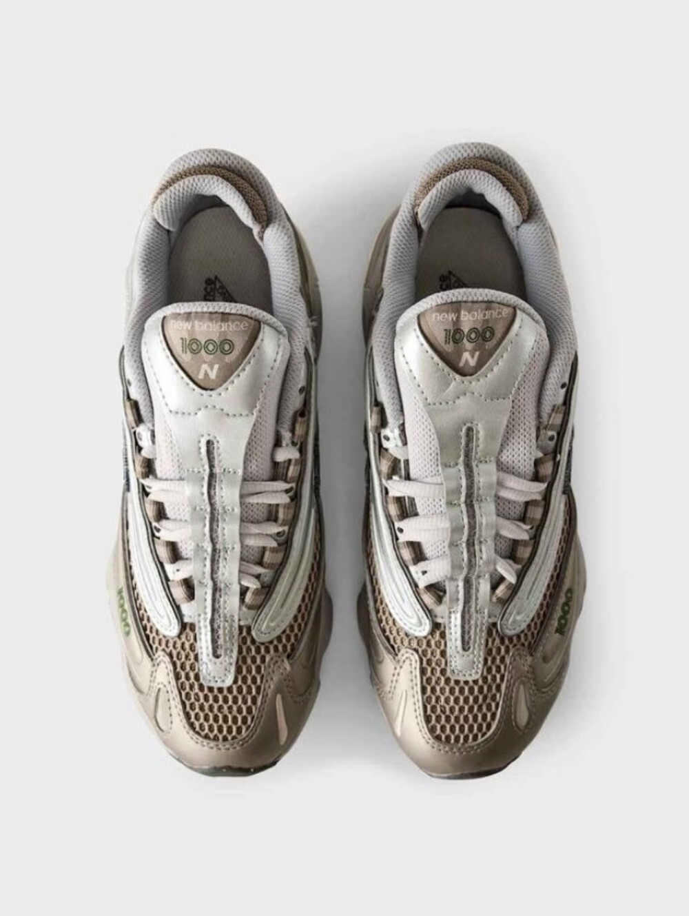 New Balance 1000 Arid Stone/Lt slv met, Women's 6.5/Men's 5 shoes NIB - Picture 3 of 9